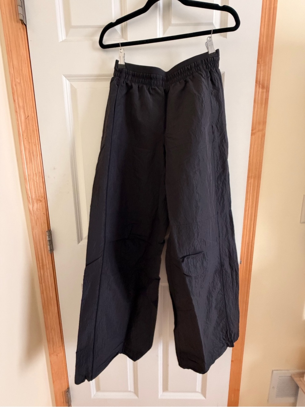 lululemon athletica Black Wide-Leg Track Pants
